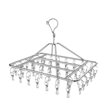 Imagem de Varal Rack De Roupas Íntimas Prático E Retrátil(Varal com 40 clipes)