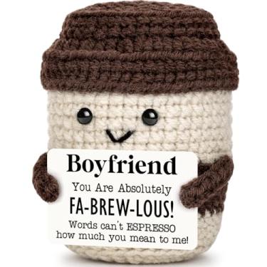 Imagem de Presentes de Dia dos Namorados para ele Namorado da Namorada Dia dos Namorados Presentes para amantes de café para homens, namorado, caneca de café romântica feita à mão, decoração de mesa