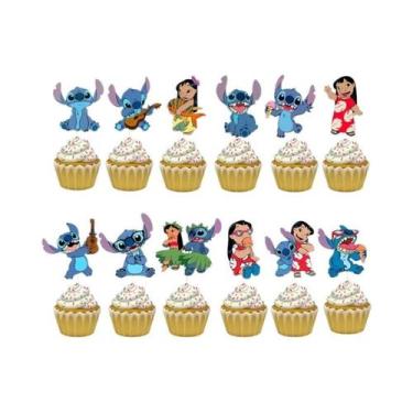 Imagem de Conjunto De Utensílios Descartáveis Para Festa Com Tema Lilo & Stitch,