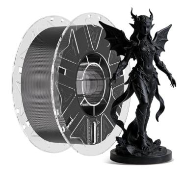 Imagem de Creality Filamento RFID para impressora 3D, filamento Hyper PLA de 1,75 mm, pacote para impressão 3D, filamento Hyper PLA RFID, alta precisão, carretel de 1 kg (preto)