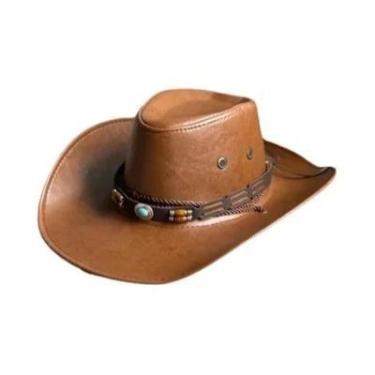 Imagem de Chapéus De Cowboy Ocidentais Vintage Em material sintético Para Mulher