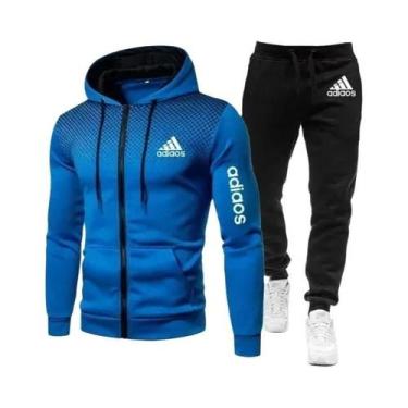 Imagem de Conjunto De Moletom Masculino Para Academia, Moda Esportiva, Roupas Pa