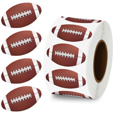 Imagem de Blowata 600 adesivos de futebol, 1 rolo de adesivos de garrafa de água de 2,5 cm, adesivo esportivo para garrafas de água, álbuns, capacete, prêmios, lembrancinhas de festa de futebol, acessórios