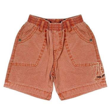 Imagem de Shorts Look Jeans Elástico Masculino-Masculino