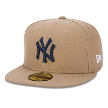 Imagem de BONE 59FIFTY ABA RETA MLB NEW YORK YANKEES ABA RETA FITTED KAKI NEW ERA-Masculino