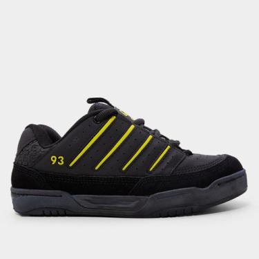 Imagem de Tênis Qix Golden Masculino, Preto, Amarelo, 40