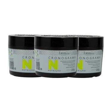 Imagem de Forever Liss Cronograma Nutricao Kit 3 Máscara 230g
