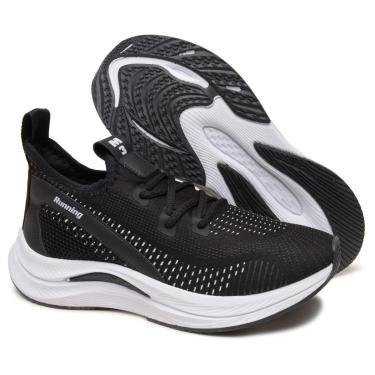 Imagem de Tênis Masculino Caminhada Corrida Running Super Leve Macio Conforto Cor:;Genero:Masculino;Tamanho:38-Masculino