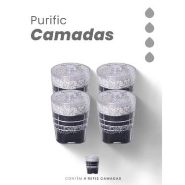 Imagem de Refil Camadas Troca Fácil - kit 4 unidades - Purific