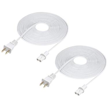 Imagem de Vebner Cabo de alimentação de 6 metros compatível com alto-falantes Sonos Five Sonos 5 Sonos Play 5 e compatível com alto-falantes Sonos Beam e Sonos Amp - branco, pacote com 2