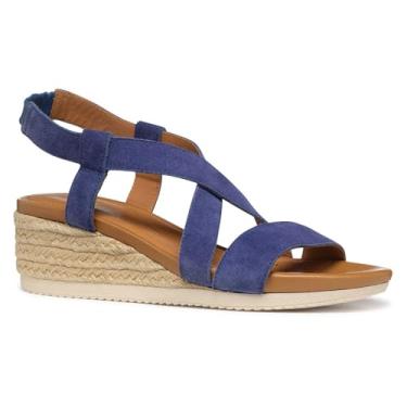 Imagem de Geox Sandália feminina D Ischia Corda A Wedge, azul, 36.5 EU