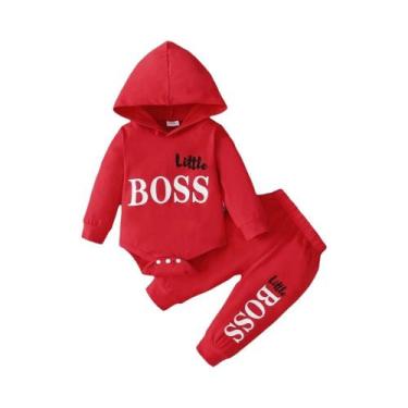 Imagem de Conjunto De Roupa De Outono Para Bebês Meninos, 2 Peças, Macacão Com C