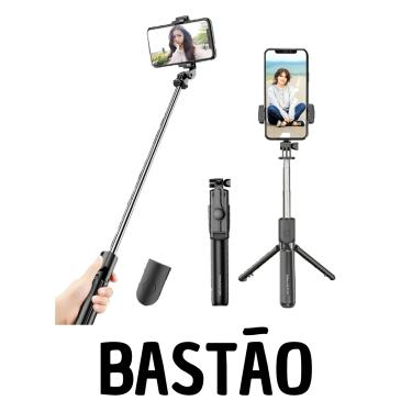 Imagem de Tripé Pau de Selfie Estável para Vlog e Lives no Celular