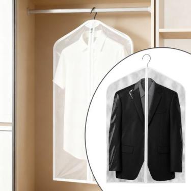 Imagem de 1 Porta Terno Camisa Branco Reforçado Com Zíper 60 X 95 - Idealiza Com