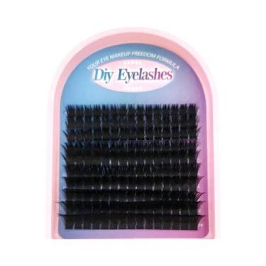Imagem de Cílios Postiços 5D Fluffy Cluster 60D 80D 100D 180D Grossos Curvatura 