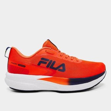 Imagem de Tênis Fila Racer Fastpace Masculino, Laranja, Marinho, 41