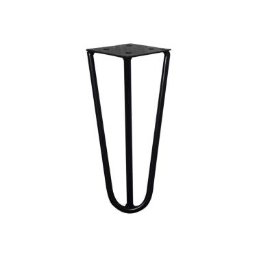 Imagem de Pé De Metal 15 Cm Hairpin Legs Mesas De Centro Puffs Preto