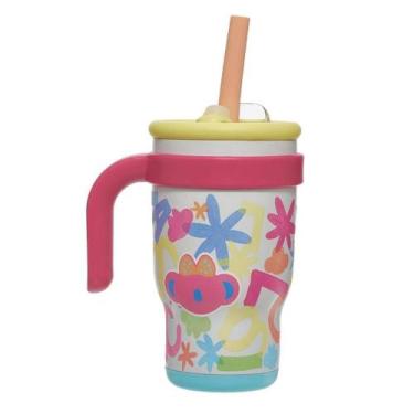 Imagem de Copo Inox 460ML Lilica Ripilica LovIt Florescer Colorido - Pacific