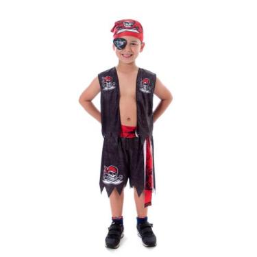 Imagem de Fantasia Pirata Infantil, Jack Sparrow,piratas Do Caribe - Fantasia Br