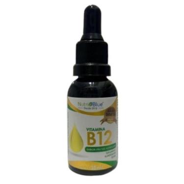Imagem de Vitamina b12 nutriblue 30ml metilcobalamina, NATURAL