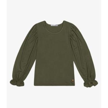 Imagem de Blusa Infantil Manga Longa Trick Nick Verde-Feminino