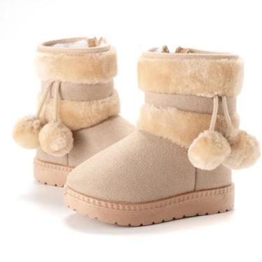 Imagem de Botas De Neve Para Meninas, Quentes E Confortáveis, Calçados De Outono
