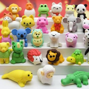 Imagem de Animal Erasers LanMa 98 unidades, mesa, animais de estimação, prêmios 
