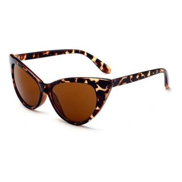 Imagem de Óculos De Sol No Formato De Gatinho Lentes Escuras - Vinkin, Leopardo
