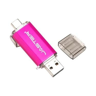 Imagem de Pen Drive USB JASTER OTG Tipo C 2 Em 1 Micro USB 128GB 64GB 32GB 16GB 