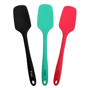 Imagem de Espatula De Silicone Color Reforçada Kehome 30 Cm Azul-turqu - Congrat