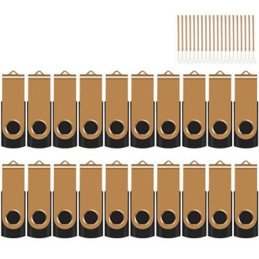 Imagem de Unidade flash USB EASTBULL 2GB USB 2.0 Memory Stick, pacote com 20
