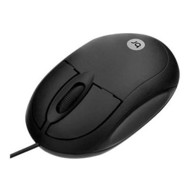 Imagem de Mouse Bright Preto Usb Com Fio Óptico Ergonômico 0106