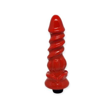 Imagem de Vibrador Pênis Espiral Roller em PVC Atóxico Flexível e ABS 21CM X 6CM com Multivelocid...