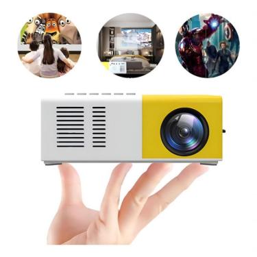 Imagem de Mini Projetor Led 1080p 600 Lúmens Portátil Lcd Branco