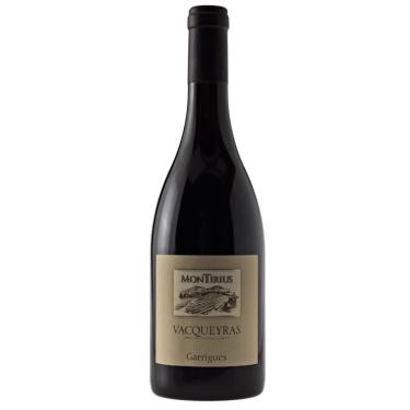 Imagem de Vinho Tinto Seco Francês Montirius Garrigues da Região de Vacqueyras Rhône com Uvas Gre...