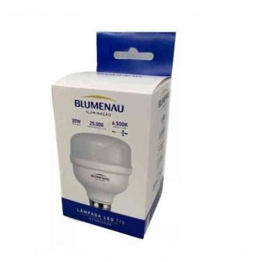 Imagem de Lâmpada LED T60 20W 6500K E27 para Ambientes Amplos com Alto Fluxo Luminoso Branco Blum...