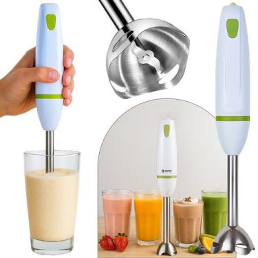 Imagem de Mixer Blend Set Processador Portátil Em Inox Para Bebidas Sopas E Drin