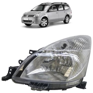 Imagem de Farol Dianteiro Livina 2009 2010 2011 2012 2013 2014 Grand livina Másc