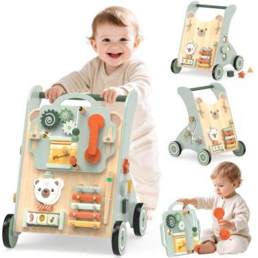 Imagem de Andador de Madeira WOODMAM 10 em 1, Brinquedo Montessori