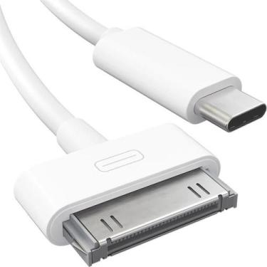 Imagem de Cabo Adaptador USB C Para 30 Pinos Para iPhone 4 4S 3GS iPad 3 2 1 Ace