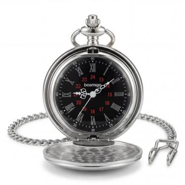 Imagem de Relógio De Bolso Masculino Vintage Original Quartz Antigo Retrô - - Bo