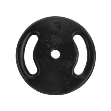 Imagem de Anilha Ferro Fundido Pintada Fitness Academia 10 Kg - ANILHAS FITNESS