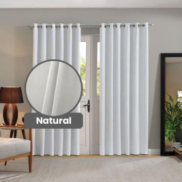 Imagem de Cortina Blackout 100% Confort 3,0 x 1,7 - Bella Janela, NATURAL