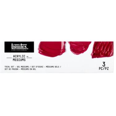 Imagem de Kit Gel Aditivos Liquitex para Tinta Acrilica 100ml com 3 Unidades
