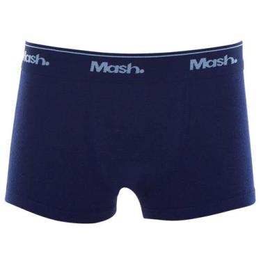 Imagem de Cueca Mash Boxer Algodão Infantil - 190.03, Marinho, M