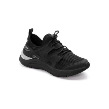 Imagem de Tênis Masculino Infantil Klin 480.020, Preto, Vermelho, 34