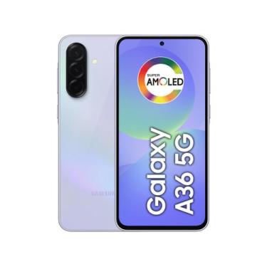 Imagem de Smartphone Samsung Galaxy A36 256GB 5G - Violeta, Câmera Tripla 50MP, 