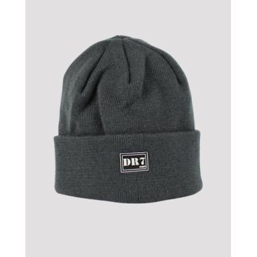 Imagem de Touca Gorro DR7 Street Classic Logo - Chumbo, Único