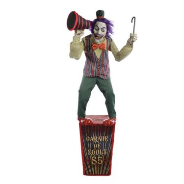 Imagem de Decoração de Halloween Palhaço Sinistro Assustadora 225cm Extra Festas