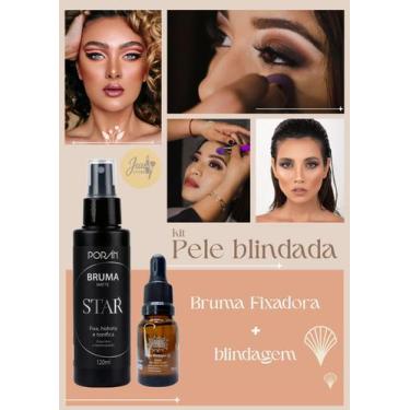 Imagem de Kit Blindagem e Bruma Fixadora Resistente ao suor e a oleosidade Make 